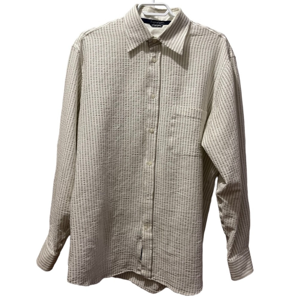 Men’s Cotton Dress Shirt // ZegnaSport // Size L